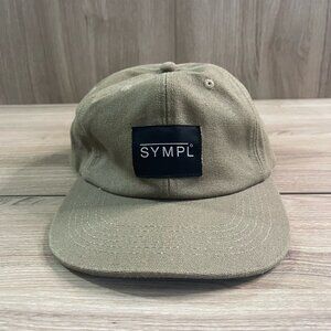 Sympl Supply Co. California Mens Baseball Cap Hat Brown Strapback Adjustable